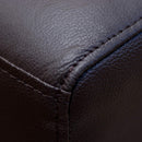 Poltrona in Similpelle 76x70x70 cm Struttura Acciaio Rizzetti Optima Marrone