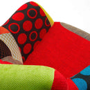 Poltrona Rivestita in Tessuto Patchwork 62,5x59x101 cm Rizzetti Aspen