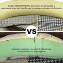 Poltrona con Schienale Alto Rivestita in Patchwork e Piedi in Legno Rizzetti Pieces