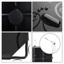 Mobile Modulare 4 Scomparti Rizzetti Madame Nero con Decorazione