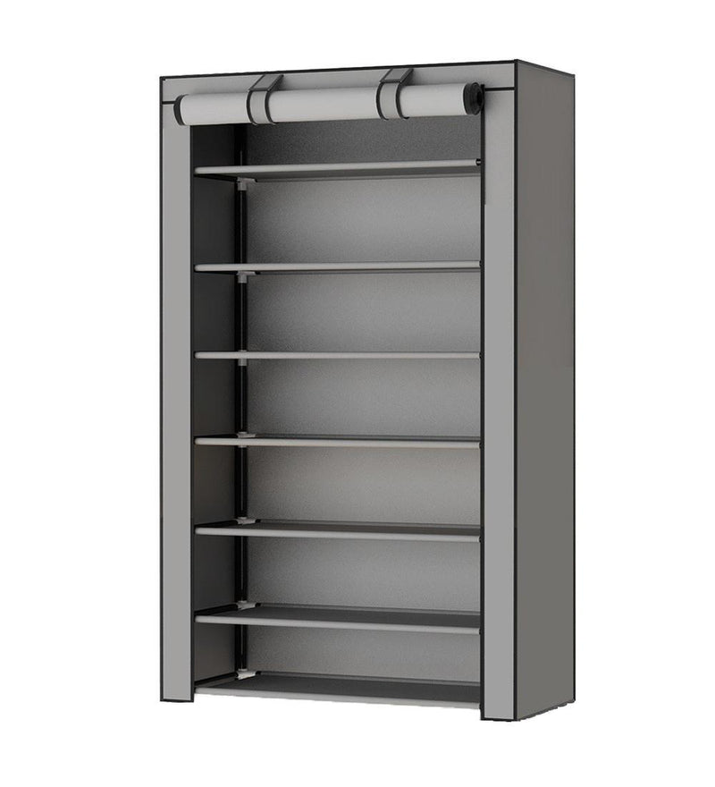 Scarpiera Salvaspazio in Acciaio Tessuto TNT Rizzetti Special Grey