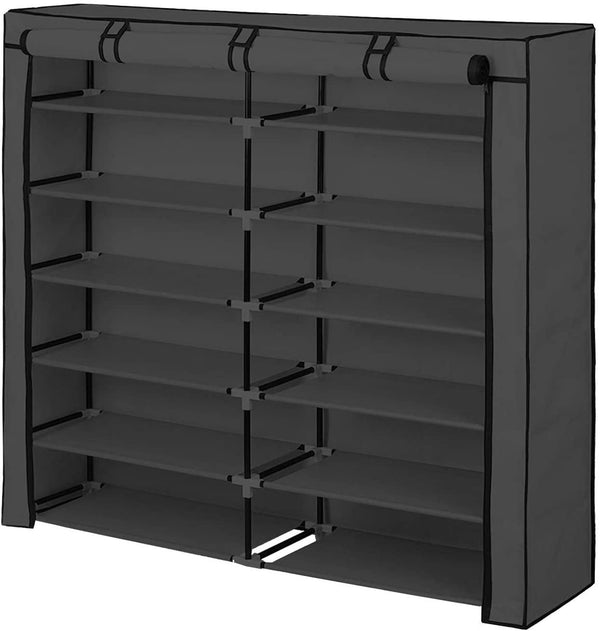 Range-chaussures peu encombrant en acier Rizzetti Crome Grey Intissé acquista