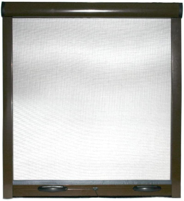 Moustiquaire Enroulable pour Fenêtres Rizzetti Jupiter Marron Différentes Tailles sconto