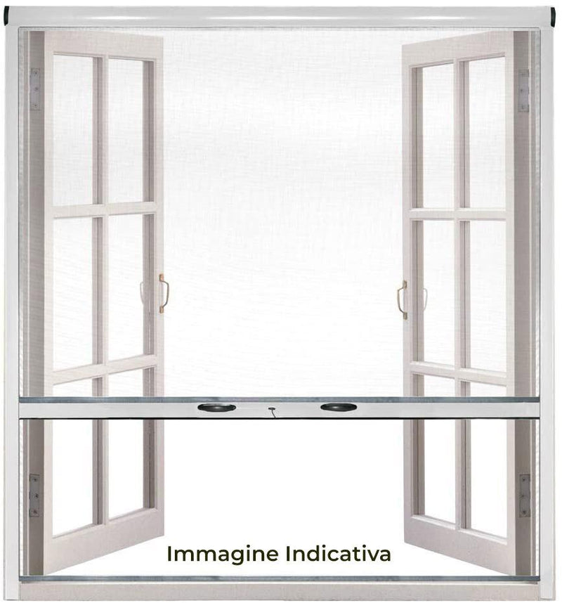 Zanzariera a Rullo per Finestre Rizzetti Jupiter Marrone Varie Misure