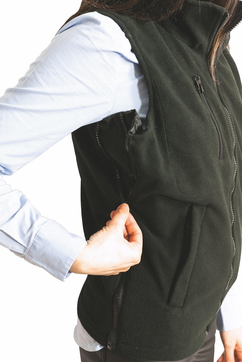 Gilet Riscaldante Unisex 3 Temperature con Powerbank Everest Nero Varie Taglie