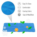 Tappetino Refrigerante per Cani 90x45 cm con Sistema Auto-Raffreddamento  Blu