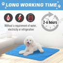 Tappetino Refrigerante per Cani 90x45 cm con Sistema Auto-Raffreddamento  Blu