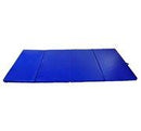 Tappetino Fitness Pieghevole 245x115x5 cm in EPE e Similpelle  Blu