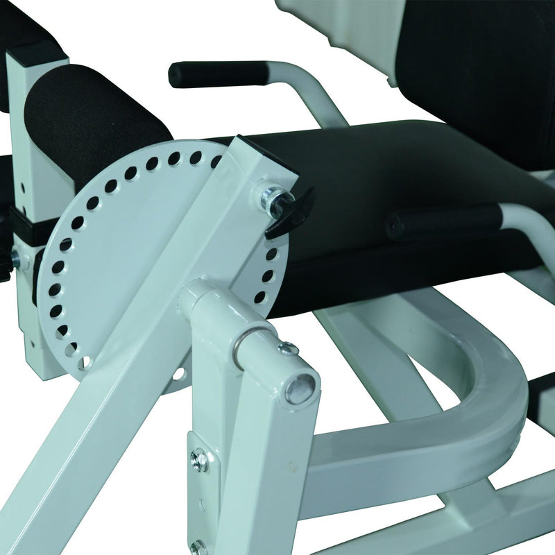 Panca Addominali Attrezzo Workout Gambe 113x95x99 cm  Nero