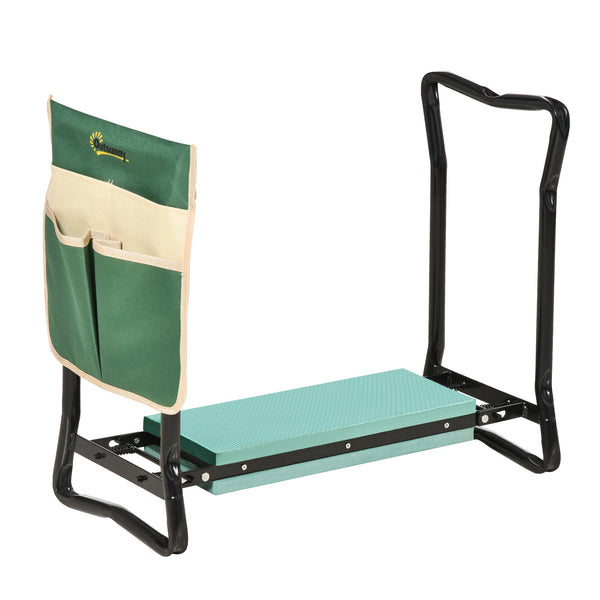 Banc de jardin pliant 2 en 1 vert et noir online