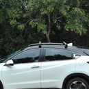 Barre Portapacchi per Auto 125x5,5x7 cm con Serratura e Chiavi in Lega di Alluminio 