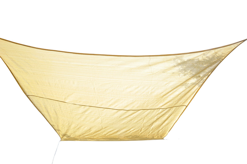 Tenda Vela da Giardino Quadrata 3,6x3,6 m  Beige
