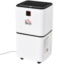 Deumidificatore 2L Massimo 25m2 Capacità 11,2L/24h 178W  Bianco