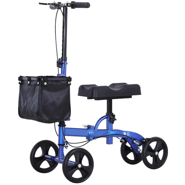 acquista Genouillère Pliable 4 Roues Bleu