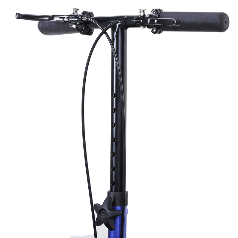 Deambulatore Pieghevole per Ginocchio 4 Ruote  Blu