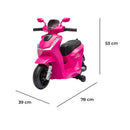 Scooter Elettrico per Bambini 78x39x53 cm Licenza Honda SH125 Small Rosa