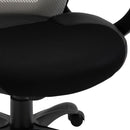 Sedia da Ufficio Operativa Ergonomica in Tessuto  Nero e Bianco