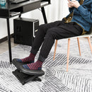 Poggiapiedi da Ufficio Altezza Regolabile 10-16,5 cm  Nero