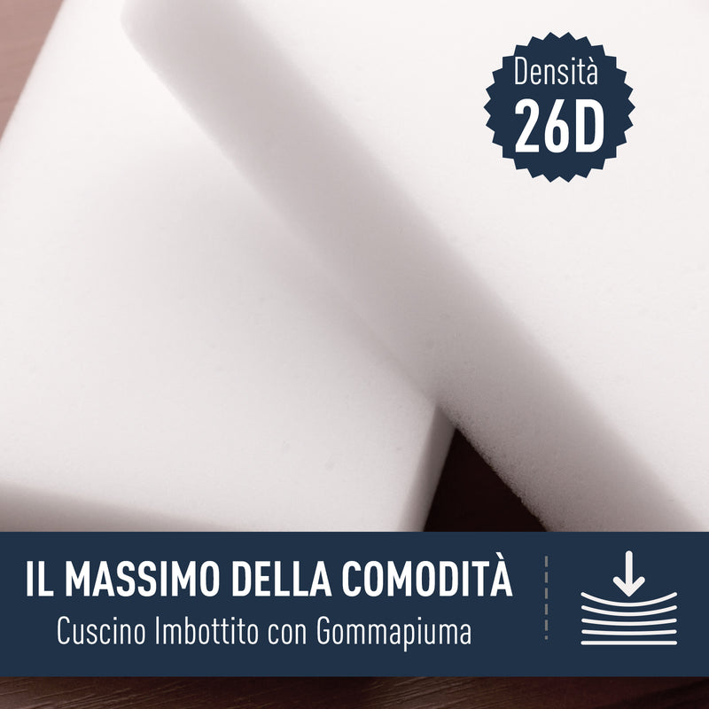 Pouf Poggiapiedi Ø36x42 cm in Velluto  Blu e Oro