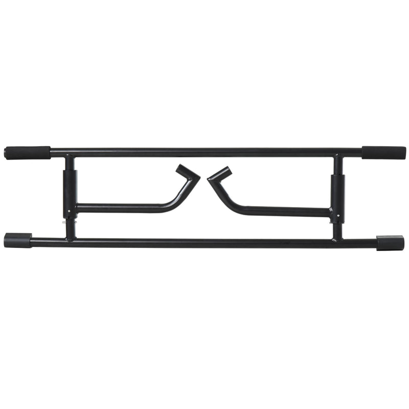 Barra Trazioni a Parete in Acciaio Max 110Kg 102x35x25 cm  Nero