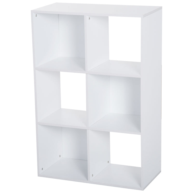 Libreria 3 Ripiani 91,5x29,5x61,5 in Legno  Bianco
