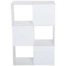 Libreria 3 Ripiani 91,5x29,5x61,5 in Legno  Bianco