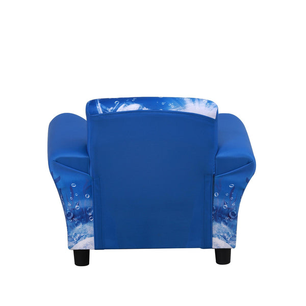Mini fauteuil pour enfant avec motif océan jaune et bleu online