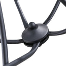 Lampada da Soffitto 200W E14 in Acciaio Intrecciato   Nero