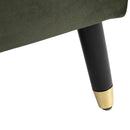 Cassapanca Portaoggetti Multiuso in Tessuto   Verde