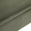 Cassapanca Portaoggetti Multiuso in Tessuto   Verde