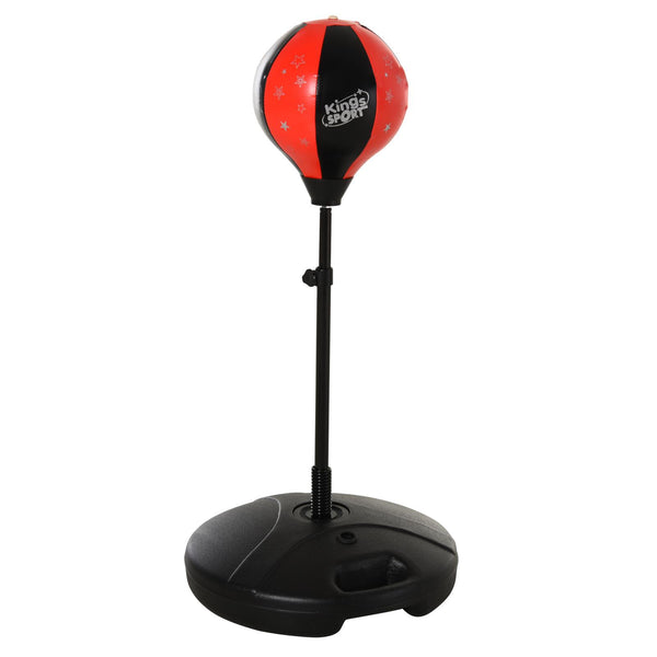 prezzo Set de boxe pour enfant avec punching ball et gants de boxe noir et rouge