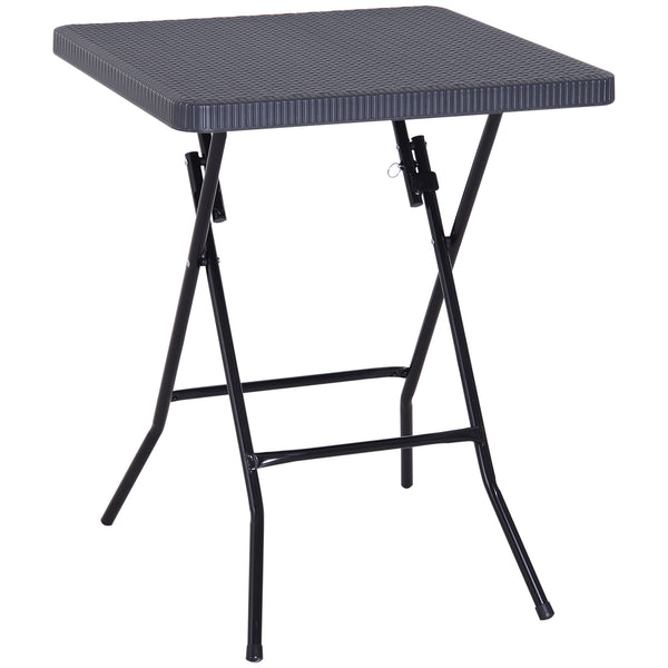 Table de jardin pliante 60x60x74 cm Marron prezzo