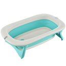 Vaschetta Bagnetto per Neonati Antiscivolo Pieghevole con Scarico   Verde