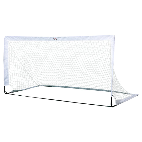 prezzo But de Football Portable avec Filet 186x90x89 cm Blanc