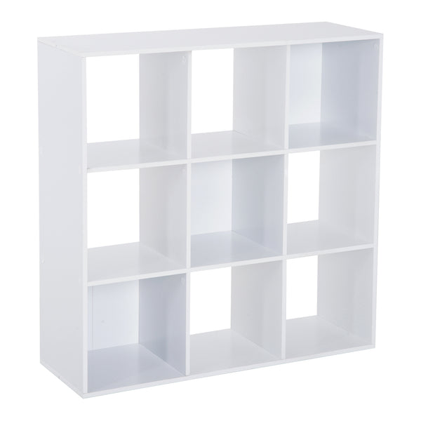 sconto Bibliothèque Moderne 6 Sections en MDF 91x29,5x91 cm Blanc
