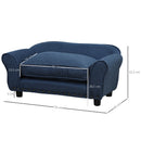 Cuccia Divanetto per Cani Piccola Taglia 74x41x32,5 cm  Blu Scuro