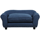 Cuccia Divanetto per Cani Piccola Taglia 74x41x32,5 cm  Blu Scuro