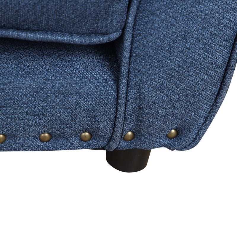 Cuccia Divanetto per Cani Piccola Taglia 74x41x32,5 cm  Blu Scuro