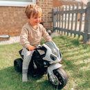Moto Elettrica per Bambini 6V con Licenza BMW S 1000 RR Bianca