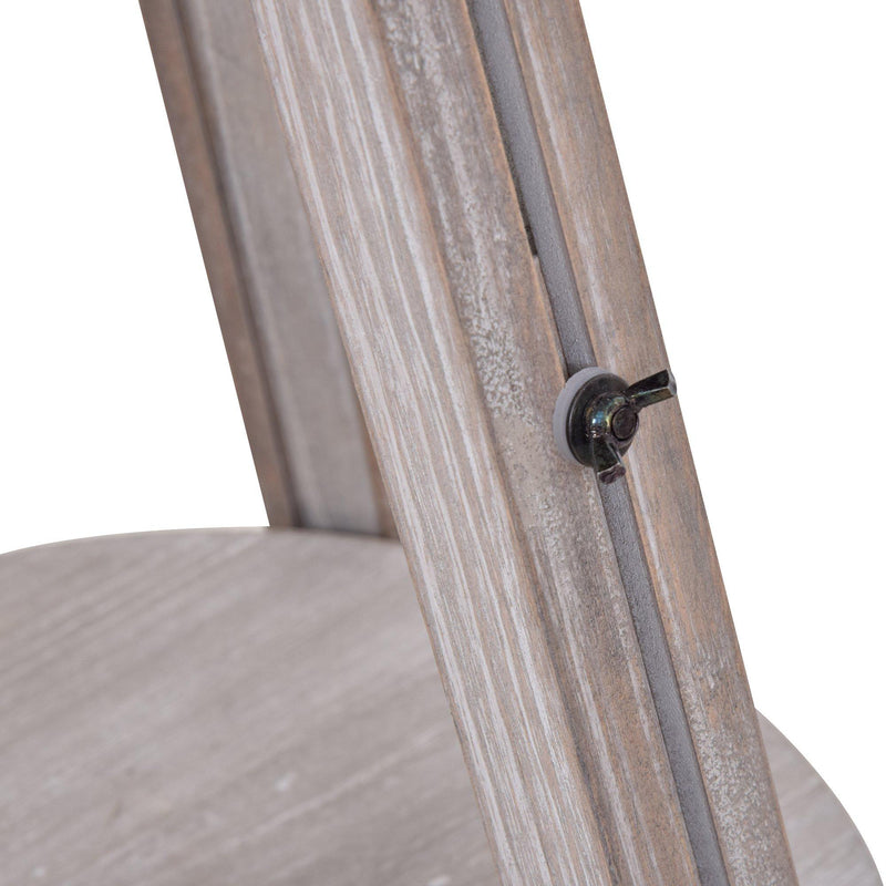 Lampada da Terra Tripode in Legno con Paralume E27 Ø63x150 cm  Beige