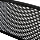 Panca da Giardino 2 Posti in Acciaio 127x60x85 cm  Nero