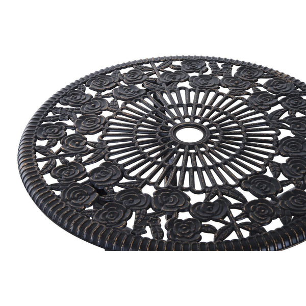 Ensemble de Table Basse et 2 Chaises de Jardin Pliantes en Aluminium Bronze sconto