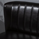 Divano 2 Posti in Similpelle 117x56,5x77 cm  Marrone