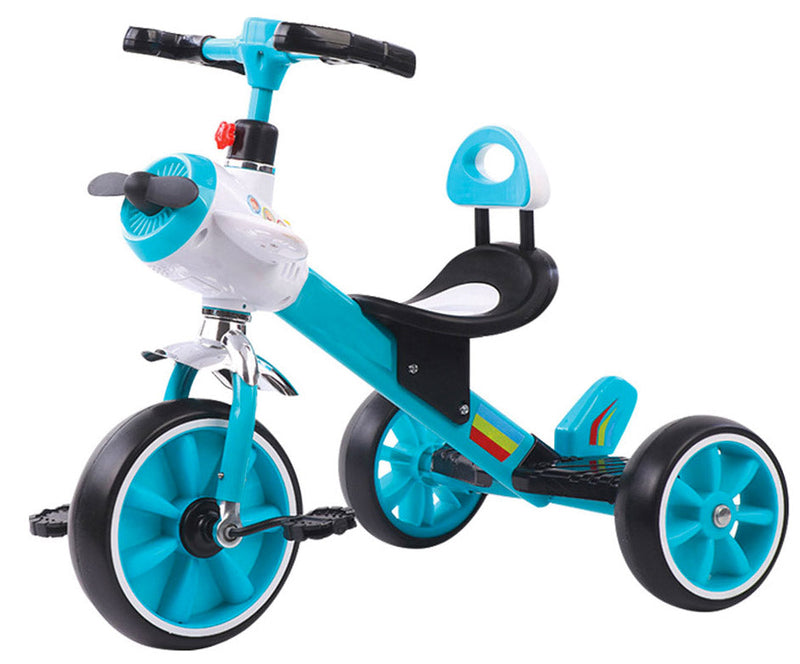 Triciclo per Bambini in Metallo Kidfun Tricygò Blu