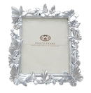 Cornice Farfalle 30x4x36 cm in Poliresina e Vetro Argento
