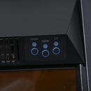 Camino Elettrico da Pavimento 102x30x95 cm Effetto Fiamma 2000W  Bianco