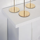 Camino Elettrico da Pavimento 102x30x95 cm Effetto Fiamma 2000W  Bianco