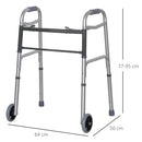 Deambulatore Pieghevole in Alluminio con Ruote 