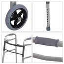 Deambulatore Pieghevole in Alluminio con Ruote 