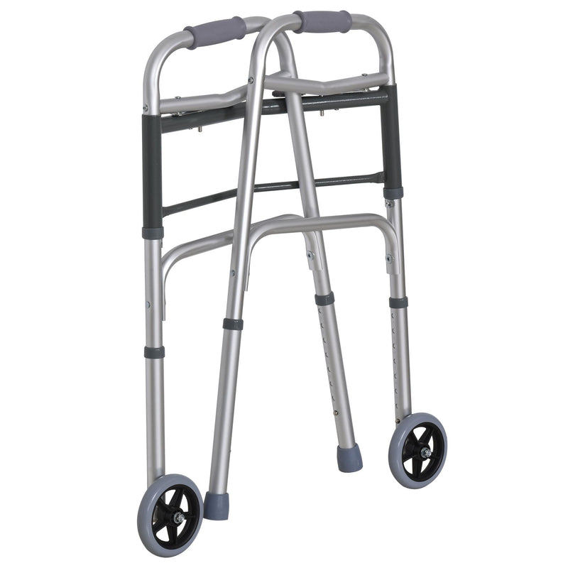 Deambulatore Pieghevole in Alluminio con Ruote 